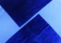 250GSM ύφασμα παιχνιδιών βελούδου/μαλακό υφαντικό πλεκτό στρέβλωση βασιλικό μπλε χρώμα βελούδου